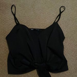 Zara black tank top